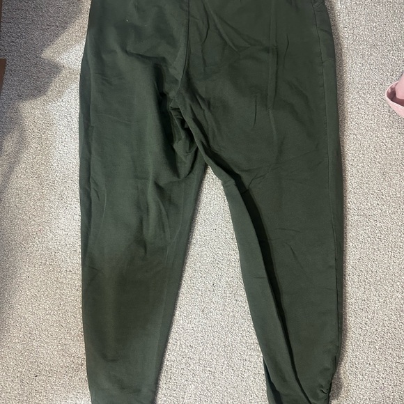 J. Jill Dark Green Track Pants - Picture 2 of 3
